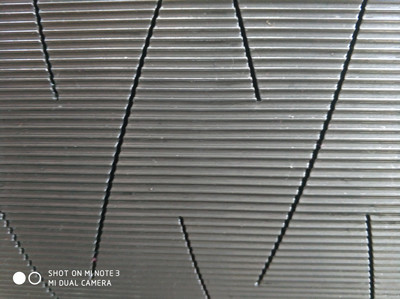 F Flute Tungsten Carbide Alloy Steel Corrugating Rolls