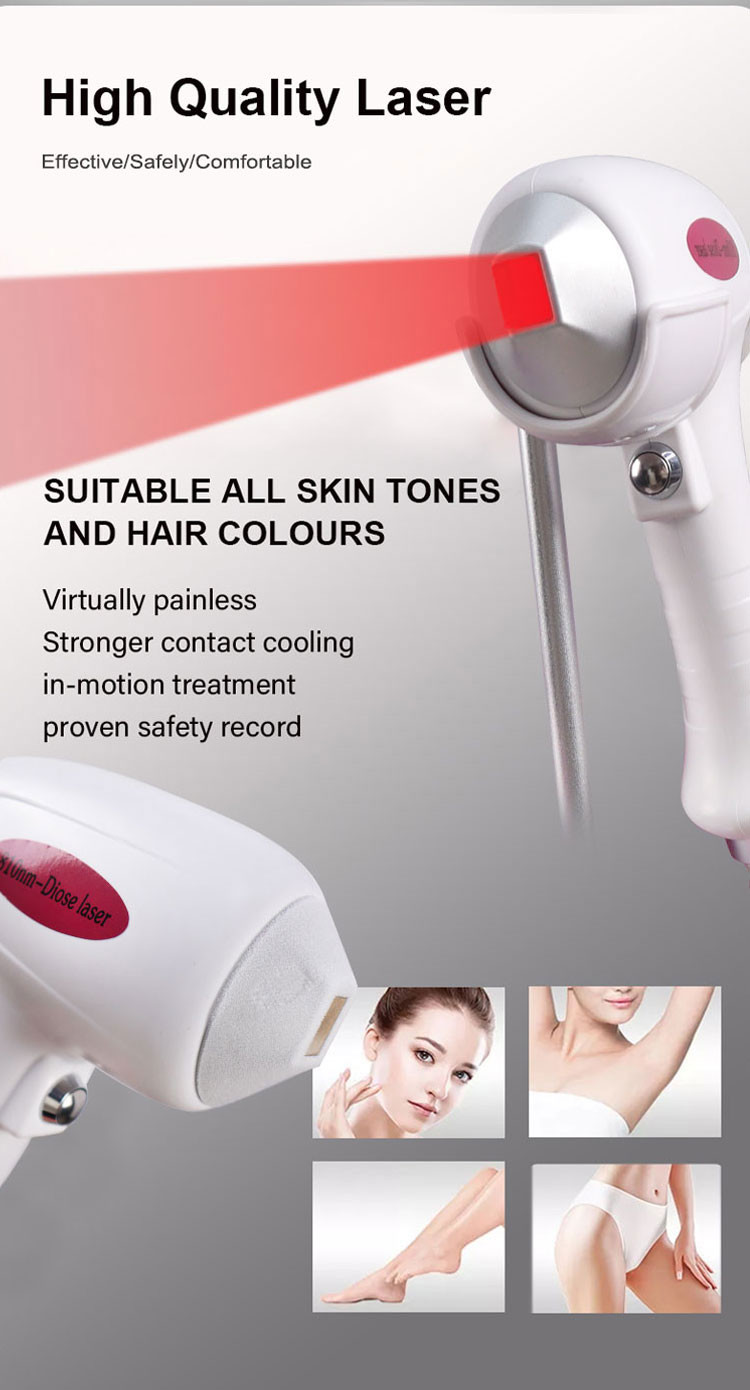 Picosecond Tattoo Diode Laser Hair Removal Machine 808nm Skin Rejuvenation