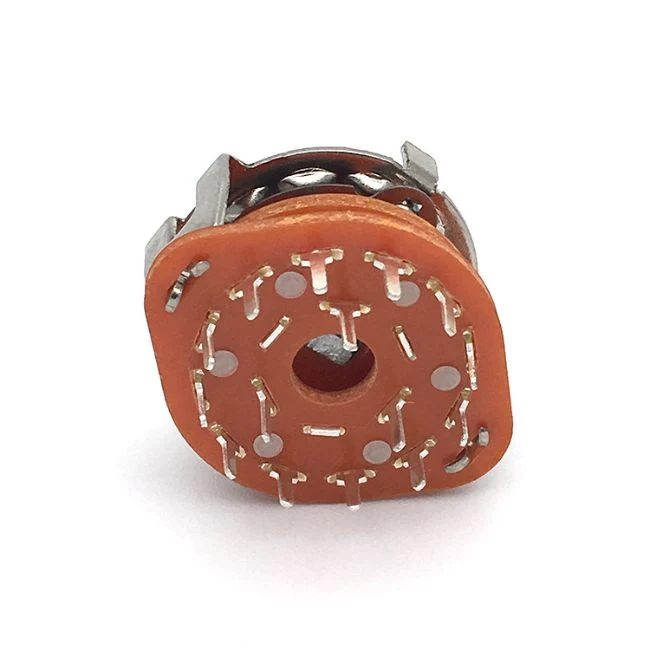 4 Pole 5 Position Rotary Switch RS25-1-12 Shaft 500V 50-60Hz 1minute Rotary Voltage Selector Switch