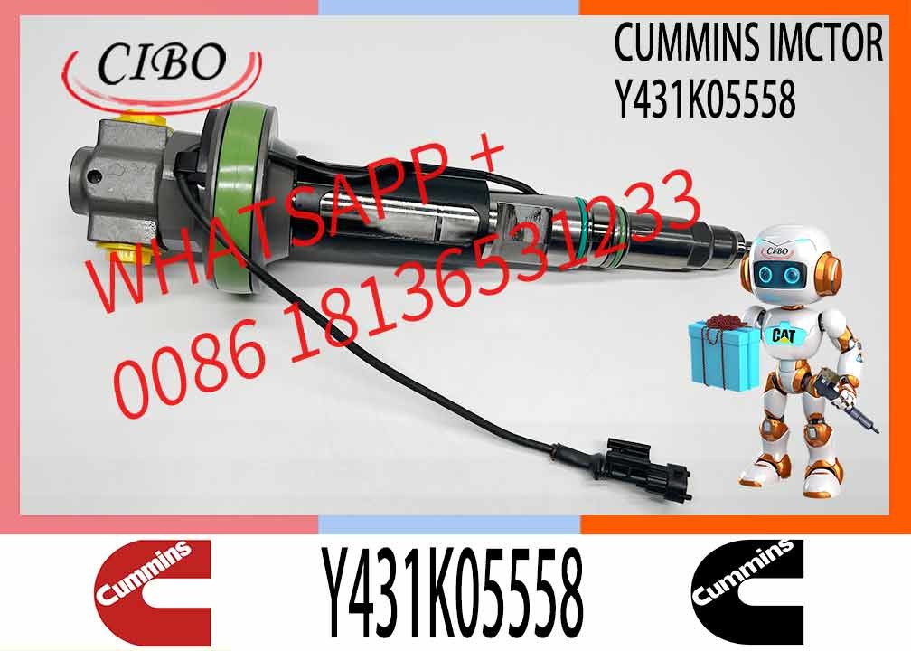 Y431K05417 QSK19 Diesel Engine Common Rail Fuel Injector Y431K05558 4964171 Y431K05420