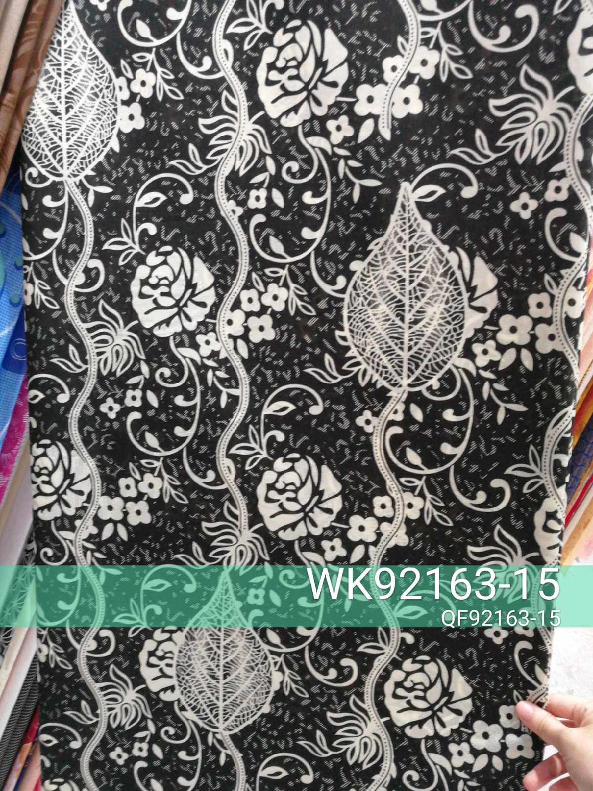 Moisture Proof Polyester Tricot Fabric , 80g/M2 Printed Tricot Fabric