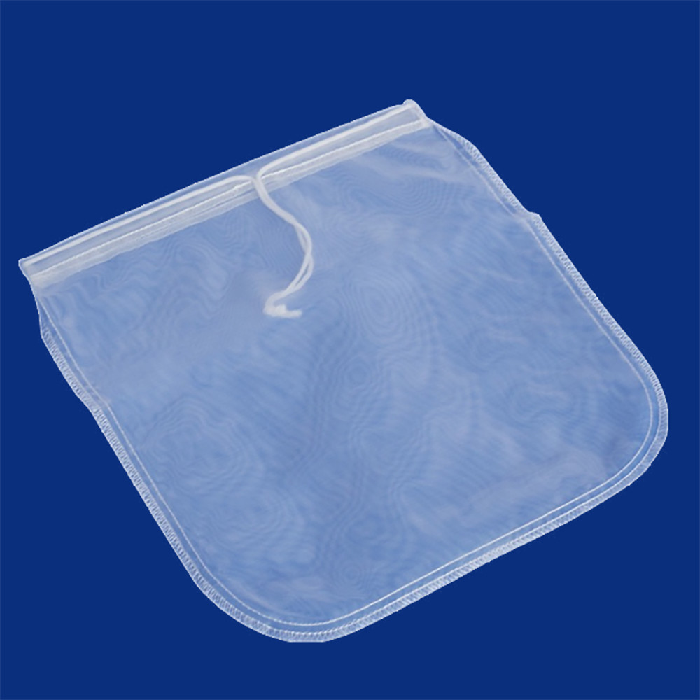 With drawstring nylon mesh filter bag 220 micron washable and Reusable