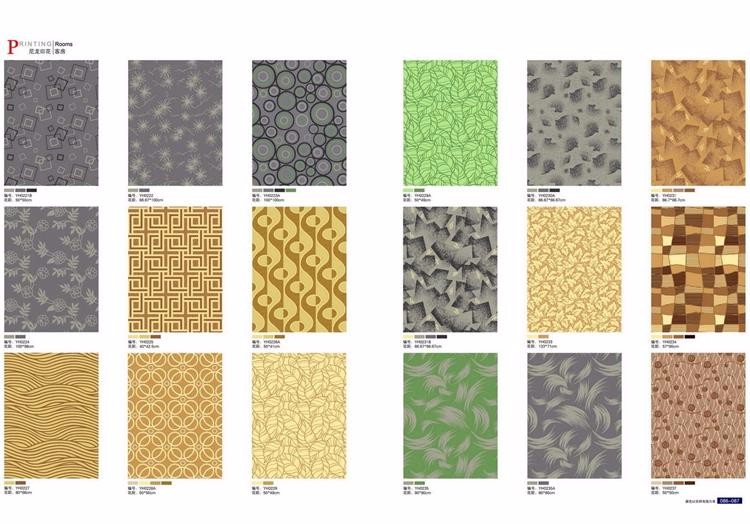 Modern Nylon Loop Carpet Beige Flat Wave Pattern Antibacterial Feature