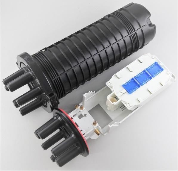 1 In 5 Out 6 Ports Max 8 Trays Fiber Optic Joint Closure Dome Ip68