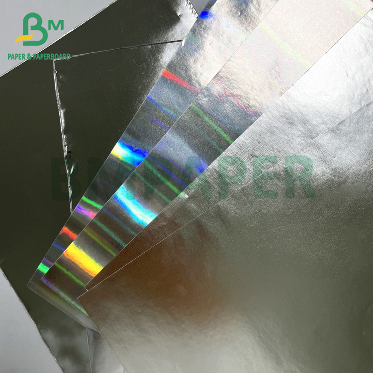 Good Printability 60gsm Silver Metailzed High Wet Strength Paper
