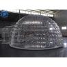 Buy cheap Outdoor Transparent Inflatable Dome Tent For Mobile Hotel / Clear Igloo Tent from wholesalers