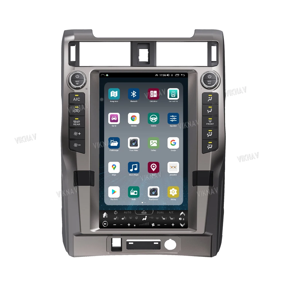 Auto Stereo Car Radio For Toyota 4Runner 2010-2023 Android Auto Carplay GPS Navigation Display Screen Multimedia player