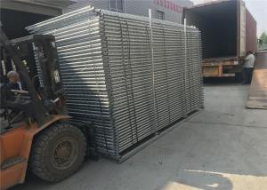 Portable Construction Fencing Panels 6'x12'  Mesh 63mmx63mm diameter 2.9mm hot dipped galvanized 42 microns at all welds