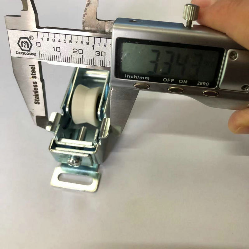 32-55mm Width Zinc Coated Aluminium Alloy Sliding Door Roller Nylon Wheel Door Bearing