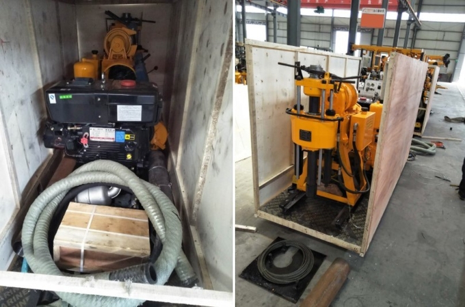 XY-1A 150 Meters Hydraulic Portable Water Well Drilling Rig With 150 mm Diameter