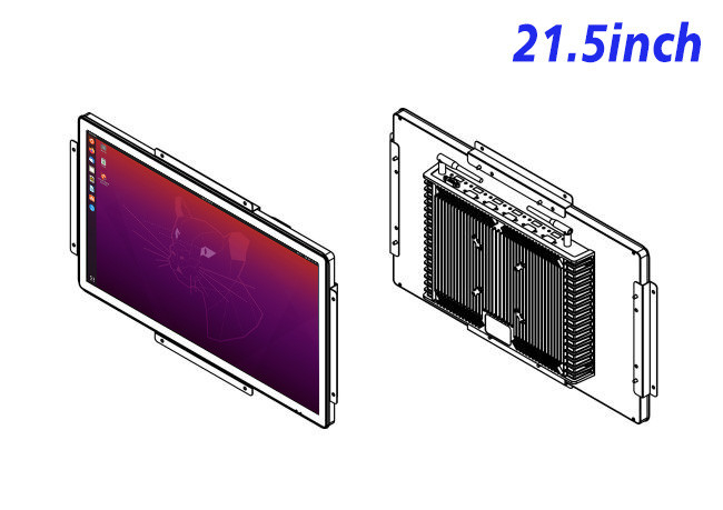 21.5-Inch Linux Display for Industrial Dashboards and Public Information