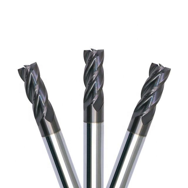 Straight Four Flutes Long Flute End Mills 6mm Hrc65 SX