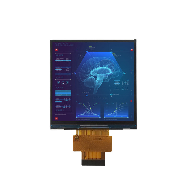 4 Inch LCD TFT Display, 480x480 Resolution, 40 PINS 18BIT RGB Interface 400cd/M2 High Brightness