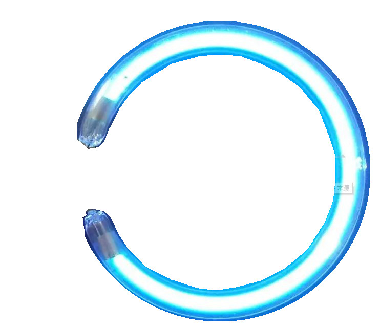 20000 Hours Cold Cathode UV Lamp 254 Nm Ring Type circle Pacifier