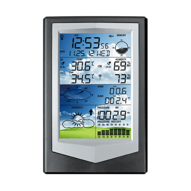 Home Outdoor Wireless Weather Station With Color Display And Temperature Forecast