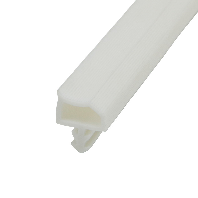 Modified PVC Sealing Commercial Door Weather Stripping With Line 10*5mm