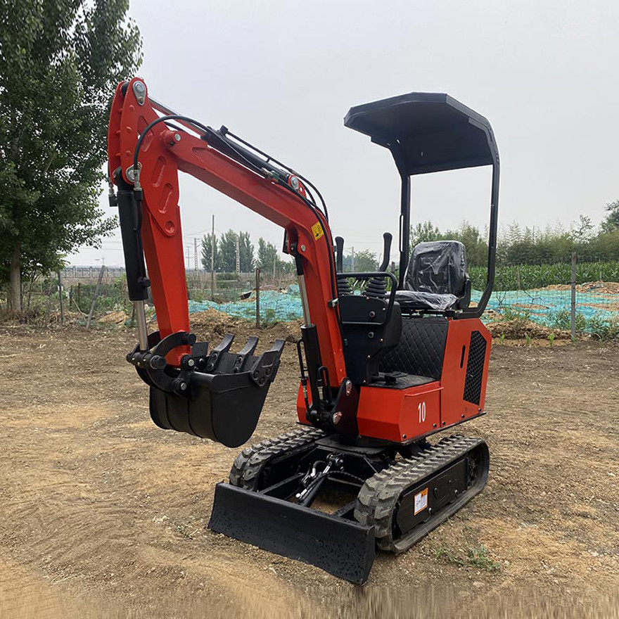 SDJG 1T Mini Excavator Machine 8 Rpm Compact Earth Moving Machine
