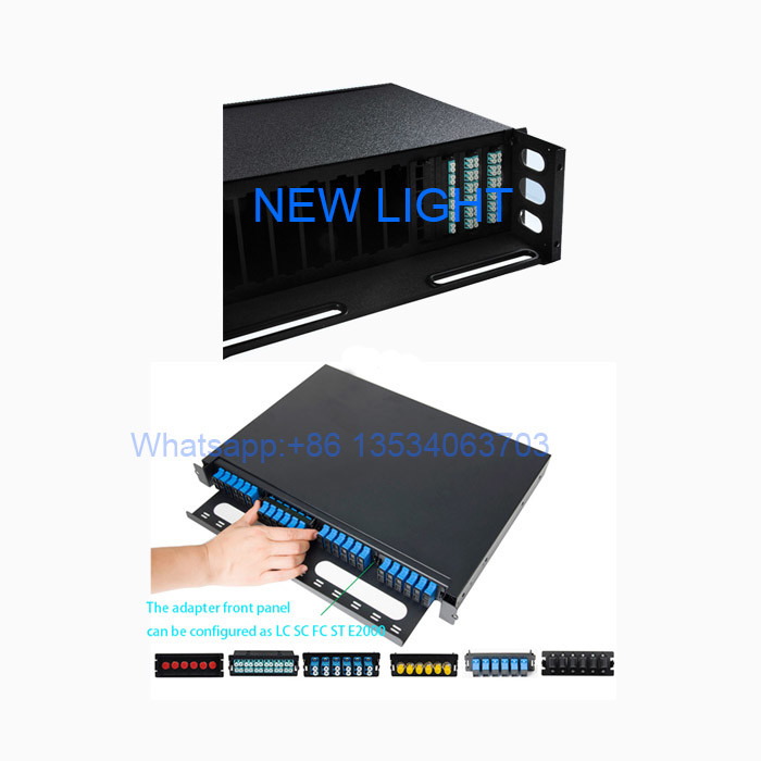Wall Mount Fiber Optic Patch Panel LC / SC / ST / FC / E2000 Port