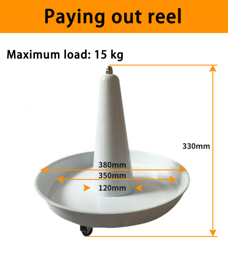 13KG Products Bearing Wire Pay-off Stand for Professional Stripping and Crimping