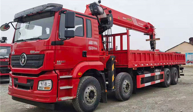 Shacman 8X4 6x4 Crane Straight Mounted Crane Truck Crane Truck For All Your Transportation Needs