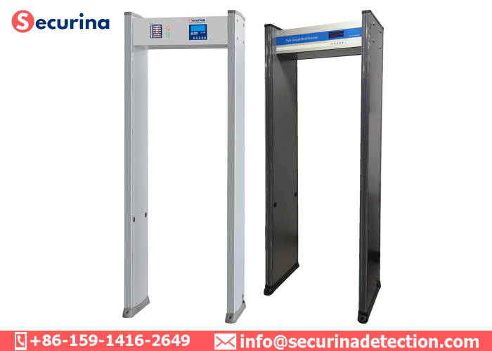 Airport Multi Zone Door Frame Metal Detector High Accuracy Anti Interference