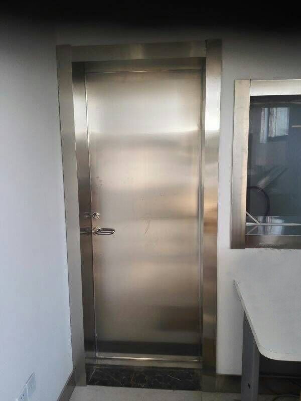 SS Surface Class I Radiation Protection Lead Door With Ionizing Radiation Sign