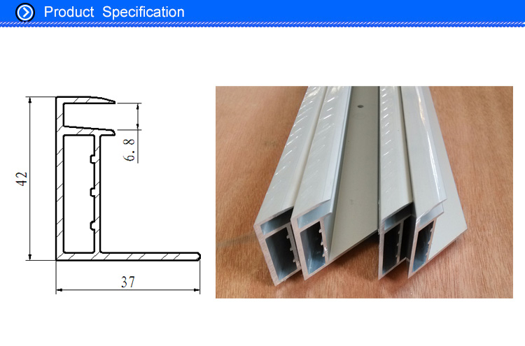 3S Module Frame Profiles for 4.0 mm Glass Standard Module 72 Cells 1983 X 997mm Silver Anodised Colour 
