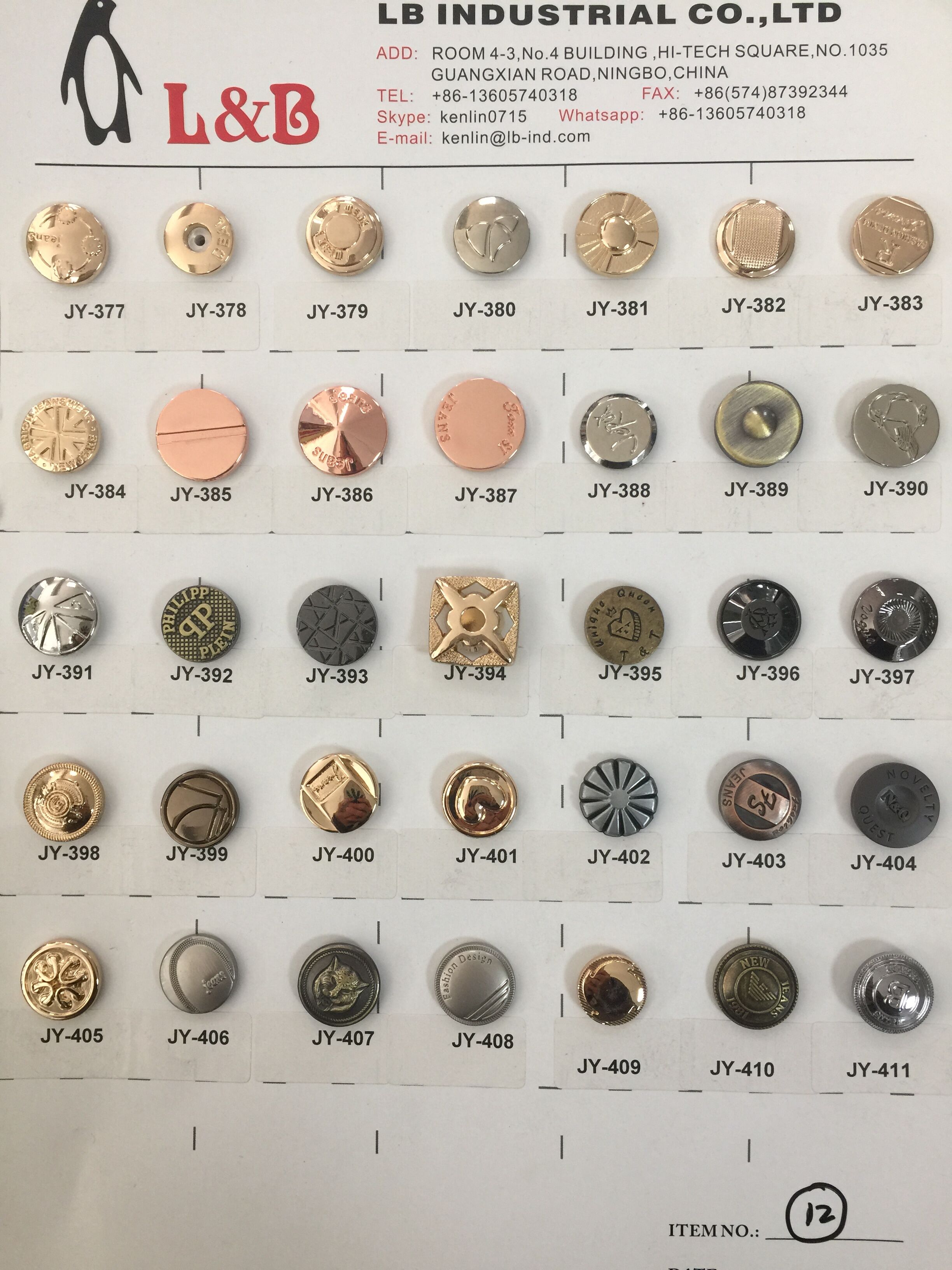 2021 Latest High Quality Zamak Alloy Denim Jeans Button Factory Made Metal Button