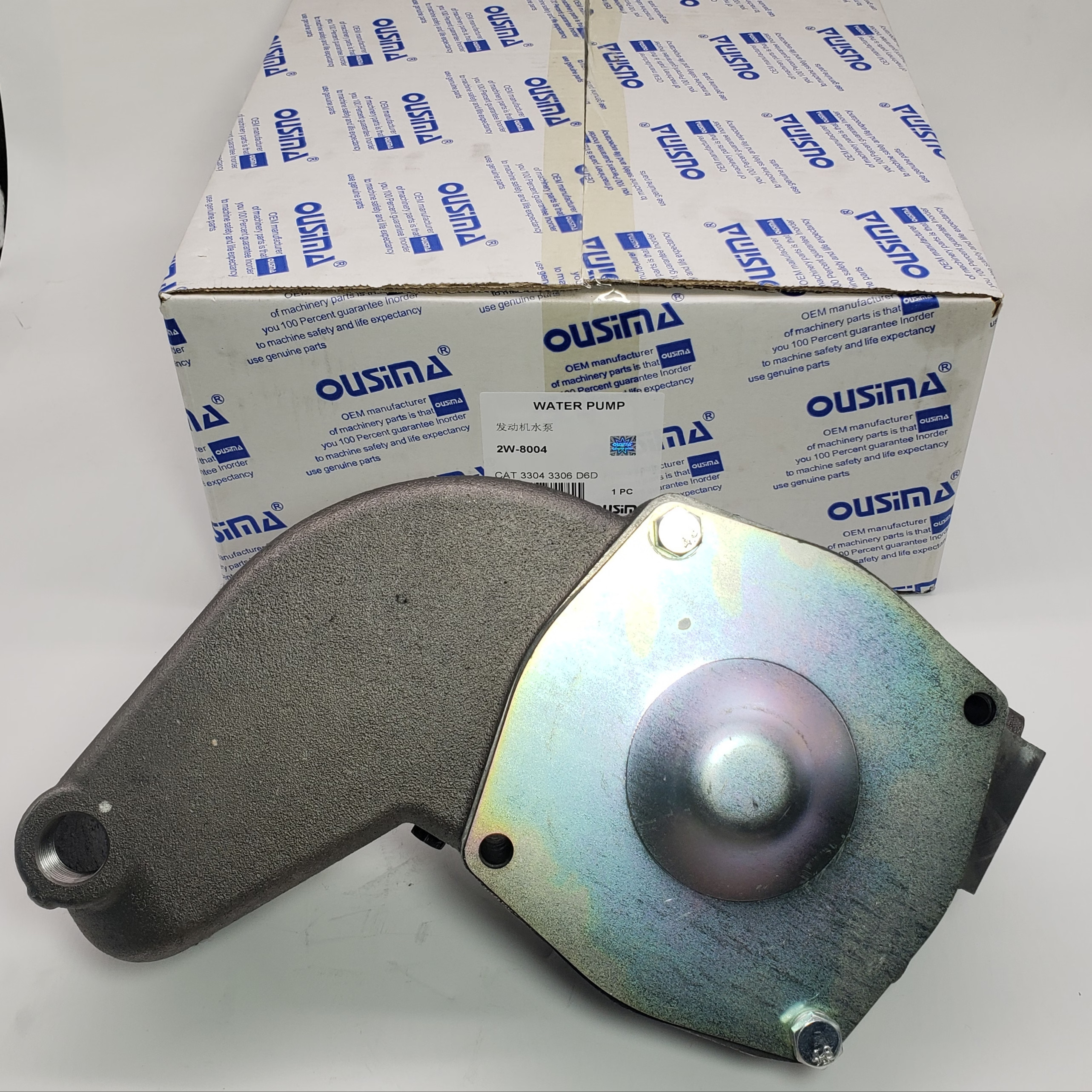 2W-8004 2W8004 Water Pump For CAT 3304B 3306 3306B D6D