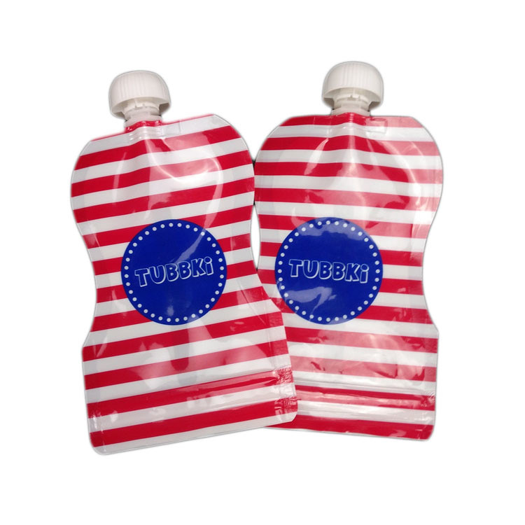 Ny Material Spout Pouch Packaging For Liquid With Small Cap / Nozzle