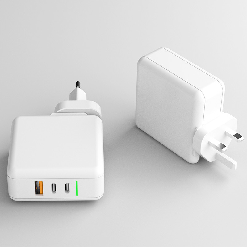 RoHS Changeable Plug 61W GAN Laptop Charger