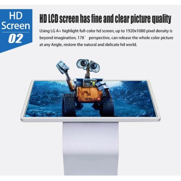 55 Inch Digital Signage Floor Stand Lcd Touchscreen Advertising Tv Kiosk Machine With Android And Windows