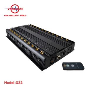 6GHz 22 Antennas 46Watts GSM 5G Jammer Signal Isolator