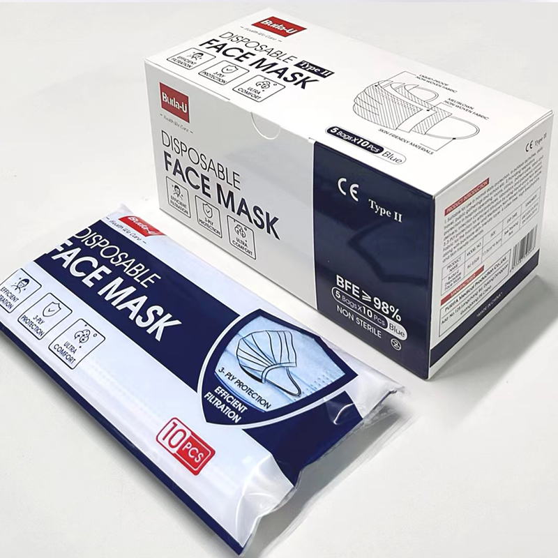 Eua Approved Disposable Medical Mask For Covid ASTM Level II