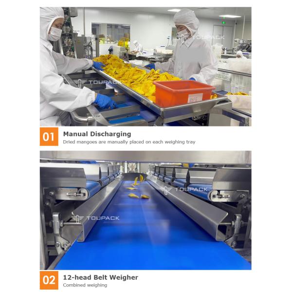 24/32 Head Multihead Weigher Mix Dehydrated Strawberries Pouch Filling Machine Dehydrated Vegetable Packing Machine