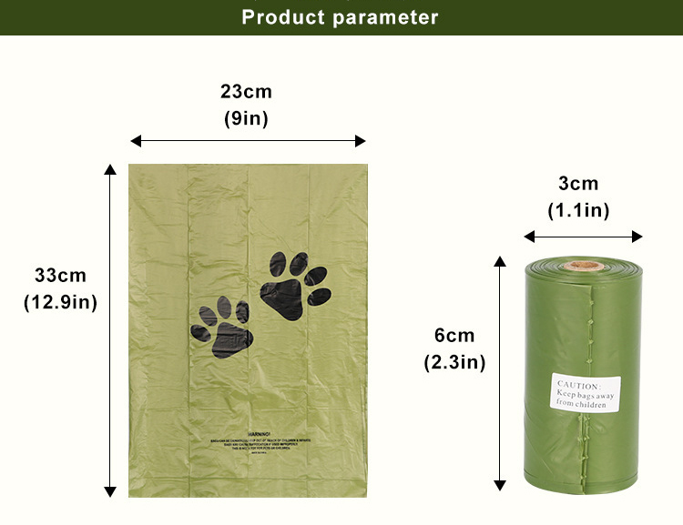 23*33cm EPI Biodegradable Scented Pet Garbage Bag The Ultimate Solution for Pet Waste