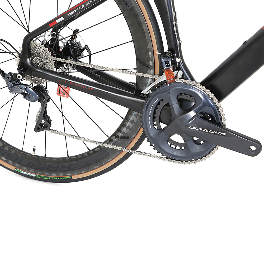 Super Strength T1000 Womens Carbon Fiber Road Bike Thru Axle 142mm For Adult
