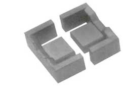 Low Profit Surface Soft Magnetic Materials EFD Ferrite Core High Permeability