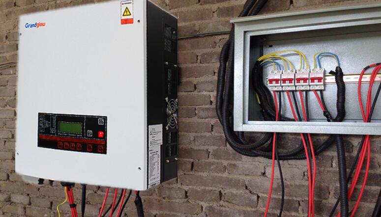 Hot selling grandglow photovoltaic grid connected three-phase inverter 10kW output 220V pure sine wave high efficiency