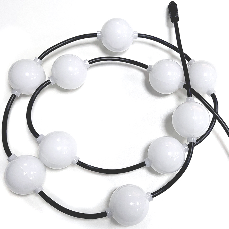 Tri Color Led Pixel Ball Light For Outdoor Christmas Party Decoration