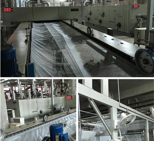Hot Air Textile Finishing Stenter Humanism Design Heat Preservation 3600mm