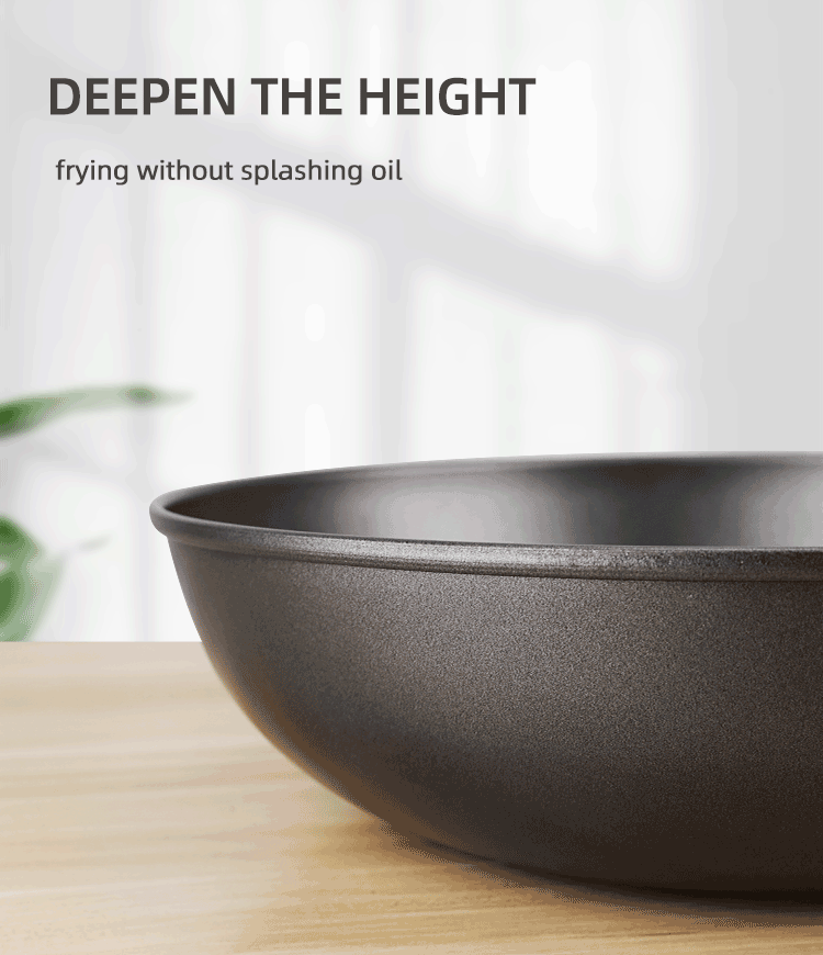 Wholesale TOP Seller Cookware 32/34 CM Fry Woks Cast Iron Cooking Pan Big Frying Pan For Kitchen
