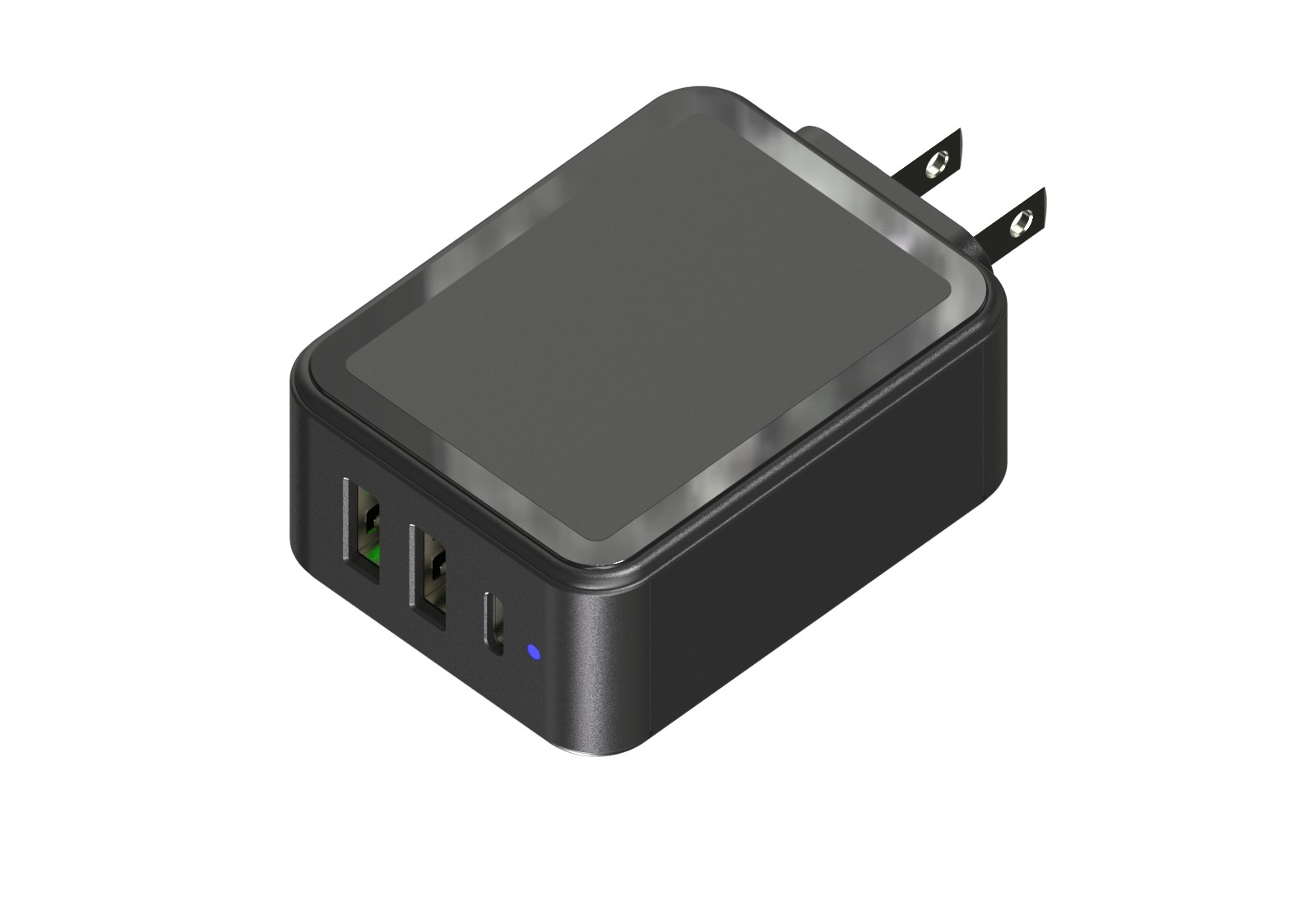High Speed Fast Mobile Charger , Multi USB Fast Charging Adapter 83% Efficiency