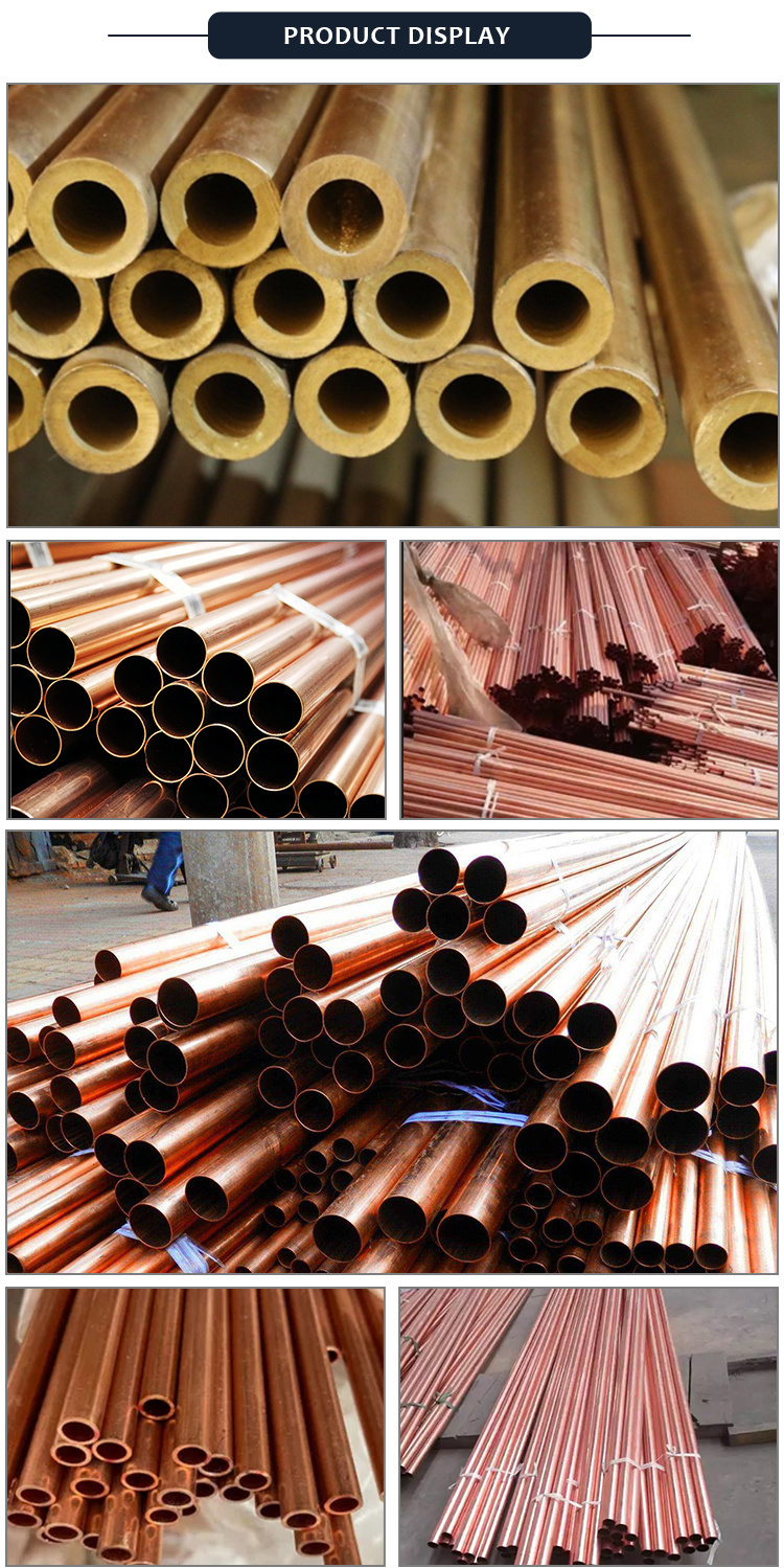 Customized 15mm 25mm 50mm 100mm C11000 C70600 High Purity 99.9% Red Copper Pipe/Tube