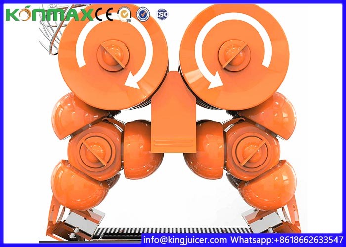 220V Commercial Automatic Orange Juice Machine / Stainless Steel Lemon Squeezer For Store
