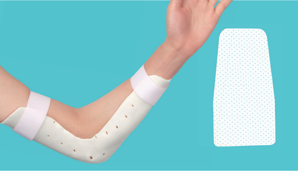 Eco Friendly Custom Thermoplastic Splint Joint Support Soft Elbow Splint