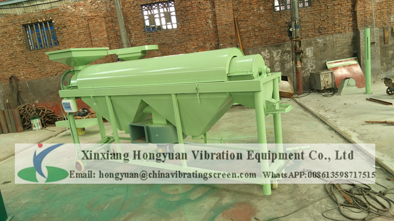 Oat de-awner polishing machine for cereals