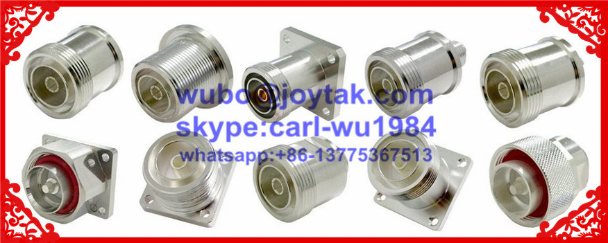 Factory made Premium quality DIN 7/16 connector male 1/2 feeder cable all brass PTFE dielectric for China Mobile
