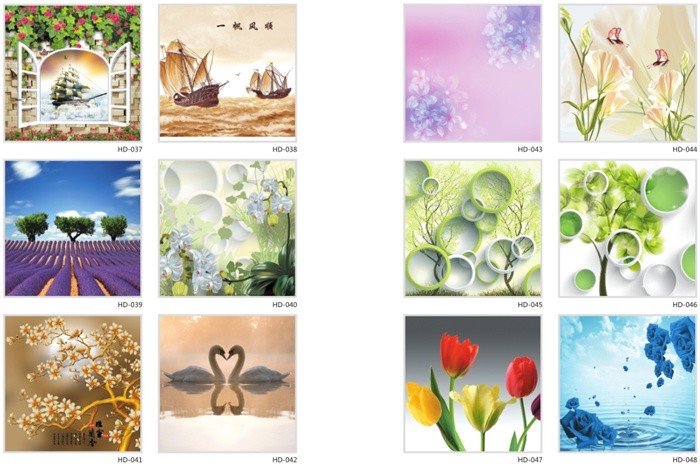 New design single Digital print blackout 3D roller blinds fabric