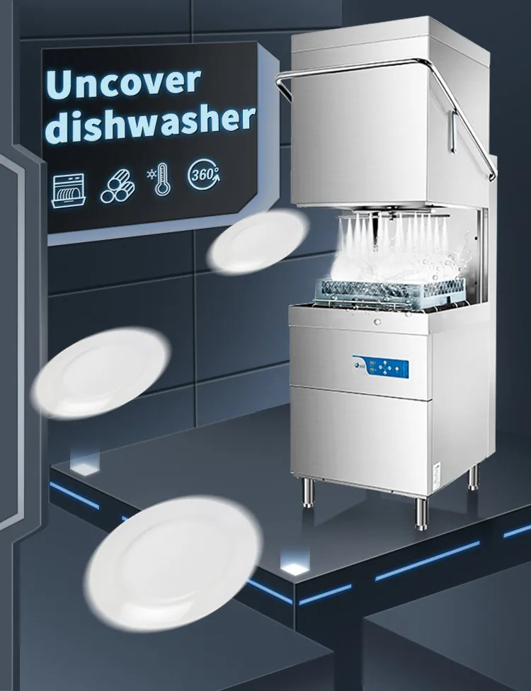 380V Dishwasher Water Pressure Stainless Steel Custom Size Dishwasher OEM